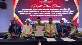 KPU Banten menetapkan DPS Pilkada Banten 2024. (Istimewa)