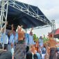 Bakal Calon Bupati Serang, Ratu Rachmatu Zakiyah dan Charly Setia Band menyapa warga Lebak Wangi, Serang (DailyHits)