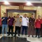 Kapolres Lebak, AKBP Suyono beserta jajaran saat menyambangi kantor Kejaksaan Negeri Lebak. Keduanya sepakat untuk meningkatkan sinergitas penegakan hukum bersama. (Istimewa)