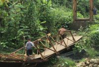 Jembatan gantung Parakanbeusi. (Istimewa)