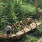 Jembatan gantung Parakanbeusi. (Istimewa)