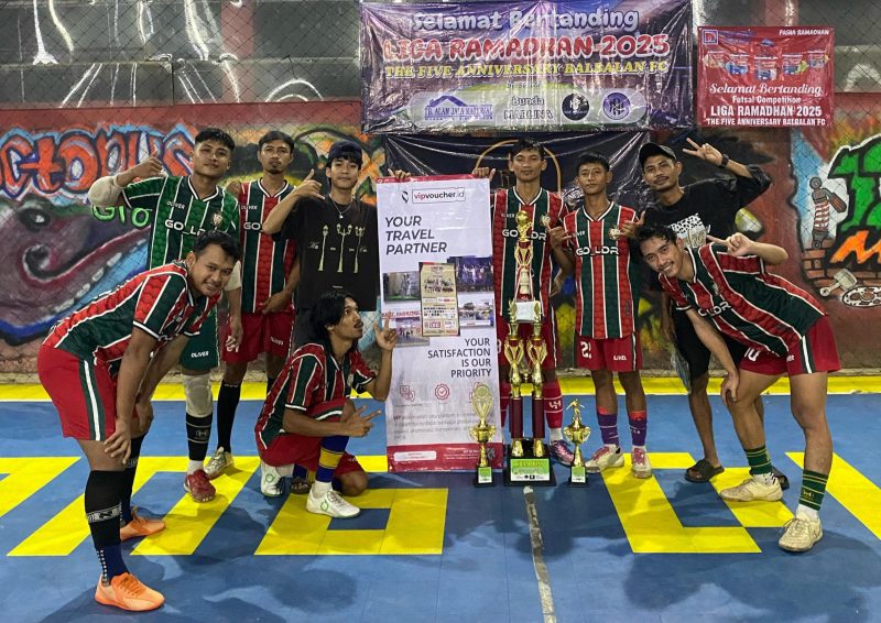 Balbalan FC menggelar kejuaraan futsal yang berkerja sama dengan VIP Voucher. (Istimewa)
