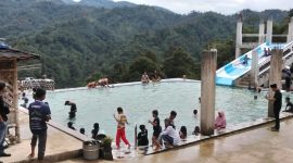 Salah satu spot di wisata lereng cibolang. (FOTO Bantennews)