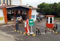E- Parking Pasar Sampay. (Istimewa)