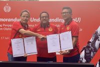 Wakil Gubernur DKI Jakarta, Rano Karno hadir dalam MoU Bank Jakarta dengan Persija 