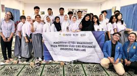 UNPAM bersama SMA Taruna Mandiri saat menggelar pelatihan Industri Kreatif Digital. (Istimewa)