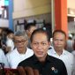 Kepala Badan Pengendalian Lingkungan Hidup Hanif Faisol Nurofiq saat memberikan  keterangan pers (*/DailyHits).