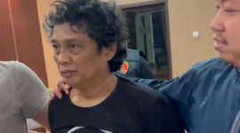 Oknum ASN Kemenag Banten, Sukma saat diamankan pihak kepolisian. (FOTO Tangkap Layar video)