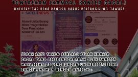 Gabar konsolidasi akbar yang akan berlangsung jumat (6/8/2025), Alumni UNIBA, Rifki sukmawan, foto: (istimewa/Dailyhits).