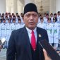 Ketua DPRD Kabupaten Serang  saat memberi keterangan pers jumat (15/8/2025) foto : Distriknews (taufik/Daiyhits)