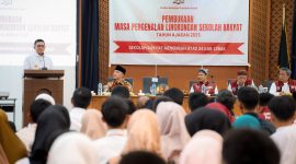 Gubernur Banten Andra Soni saat Sambutan Pembukaan MPLSR di Lebak. (Dok)