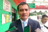 Plt Direktut, dr Dradjat Prawiranegara (RSDP) Kabupaten Serang, Rahmat setiadi, saat memberikan keterangan kepada pers.( foto : dir/Dailyhits).
