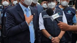 Kementrian lingkungan hidup saat memberikan keterangan kepada pers, kamis (21/8).