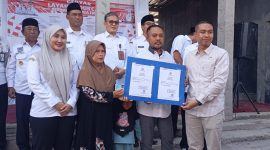 Dinas Kependudukan dan Pencatatan Sipil (Disdukcapil) Kabupaten, Warnerry Poetri, bersama OPD dan DPD kabupaten serang,Rabu, (27/8) (foto : wil/Dailyhits).