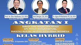 PERADI Rangkasbitung menggelar PKPA mulai 4 Oktober - 2 November 2025. (Istimewa)