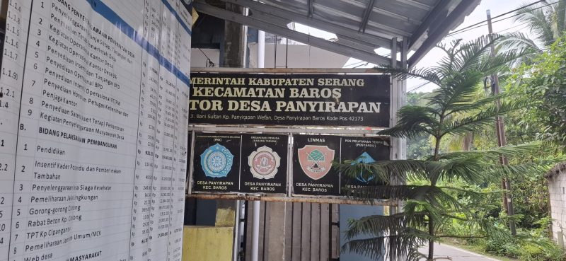 Kantor Desa Panyirapan kecamatan Baros, (foto: Dir/Dailyhits).
