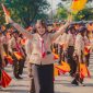 Pesona plt sekwan kota serang, Triningsih, saat Menghadiri Acara Hari Pramuka ke-64, Di Alun-alun Kota Serang pada Sabtu, (13/9)foto: (Istimewa/Dailyhits)