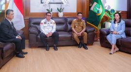 Gubernur Banten bersama walikota, dalam acara dialog perspektif bersama TVRI, Selasa, (30/9) Foto : istimewa/Dailyhits.