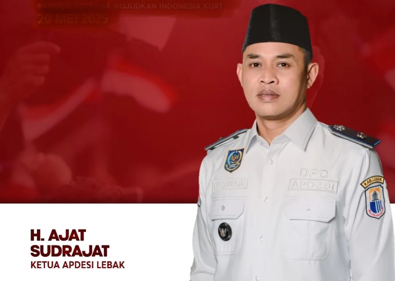 Ketua APDESI Lebak, Ajat Sudrajat. (Istimewa)