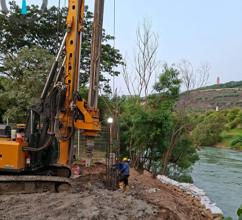 Project PT Wakasatomo Engineering,dalam proyek pembangunan jembatan penghubung Unit 8 PLTU Suralaya, Foto: (Ist/Dailyhits).