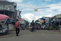 Perlintasan kereta di Pasar Rangkasbitung Bakal ditutup. (Istimewa)