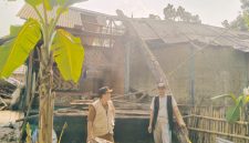 Salah satu rumah di Kabupaten Pandeglang yang rusak akibat angin kencang. (Istimewa)