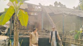 Salah satu rumah di Kabupaten Pandeglang yang rusak akibat angin kencang. (Istimewa)