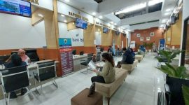 Gerai pembayaran pajak Bapenda Kabupaten Lebak yang berada di Mall Pelayanan Publik. (Istimewa)