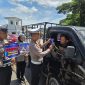 Anggota Satlantas Polres Lebak saat menggelar Operasi Zebra Maung 2025. (Istimewa)