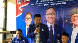 Dadan Setiawan resmi terpilih secara aklamasi sebagai Ketua Dewan Pimpinan Daerah (DPD) Partai Amanat Nasional (PAN) Kabupaten Lebak. (Istimewa)