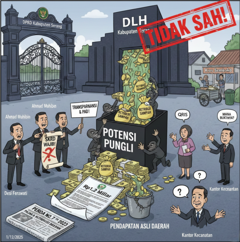 Ilustrasi: Retribusi tidak berdasarkan SKRD, Berpotrnsi Pungli, Senin (1/12) foto; ( Ist/Dailyhits) 