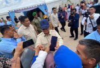 Presinden Republik Indonesia Prabowo Subianto Hadir di Banten, Sabtu (20/12), Foto : Dailyhits.