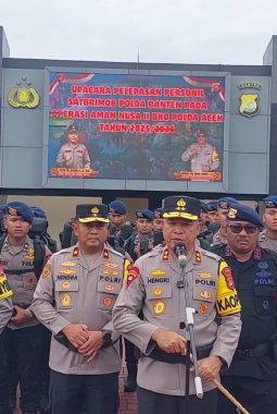 Pasca Banjir Besar Aceh, Polda Banten Kerahkan 100 Brimob dalam Operasi Aman Nusa II