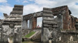 Reruntuhan bangunan Surosowan Banten. (Dok)
