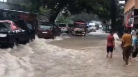 Kabupaten Serang di guyur hujan 24 jam, Empat kecamatan terendam banjir,  Foto: Dailyhits.