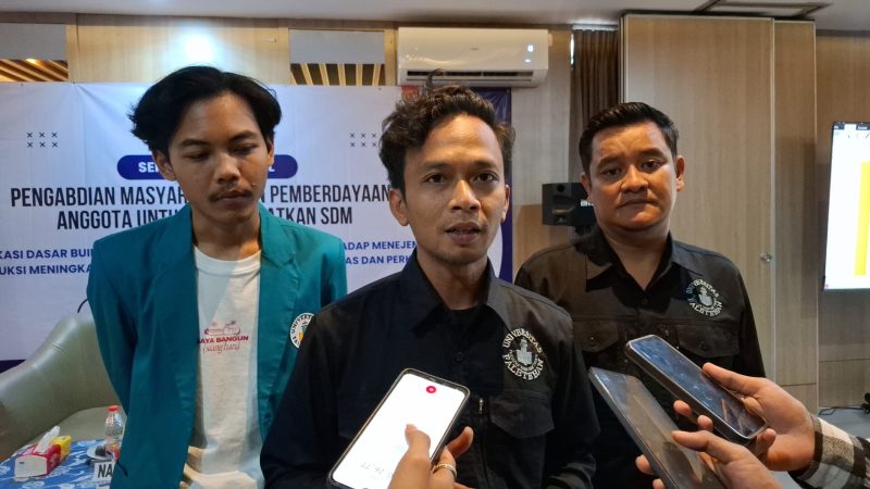 Dosen Teknik Sipil Universitas Faletehan, Himalaya Bima Kenzo, memberikan keterangan Kepada pers, senin (2/2) (Doc, Dirhat/Dailyhits).