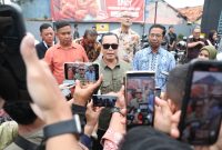 Walikota Serang, Budi Rustandi, memberikan keterangan kepada pers, Doc: (ist/Dailyhits).