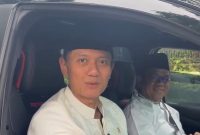 Menteri Koordinator Infrastruktur & Pembangunan Kewilayahan, Agus Harimurti Yudhoyono berkunjung ke banten hari ini, Sabtu, (21/2/2026) Doc: Dailyhits.