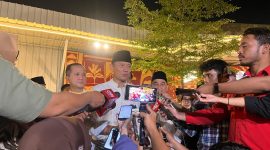 Menteri Koordinator Infrastruktur dan Pembangunan Kewilayahan, Agus Harimurti Yudhoyono, memberikan keterangan kepada pers, Sabtu (21/2) Doc: Dailyhits.