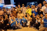 Pemberangkata 4.900 Karyawan PT Nikomas Gemilang Serang Mudik Gratis ke Berbagai Daerah di Pulau Jawa, Doc: (Dirhat/Dailyhits.id).