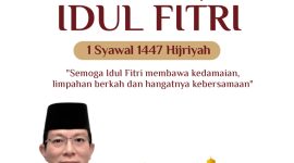 Ucapan Selamat Hari Raya Idul Fitri 1447 H KORPRI Kabupaten Lebak. (DAILYHITS)