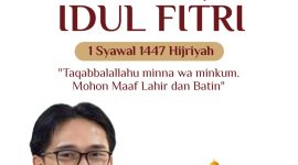 Ucapan Selamat Hari Raya Idul Fitri 1447 H Peradi Rangkasbitung. (Istimewa)
