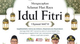 Bapperida Kabupaten Lebak mengucapkan Selamat Hari Raya Idul Fitri 1447 H. (Istimewa)