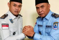 Ketua APDESI Lebak, Ajat Sudrajat (kiri) dan Ketua Desa Bersatu, Rusdianto (kanan). (Istimewa)