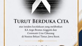 Ucapan Duka Cita Ketua BPC Gapensi Lebak, Nabil Jayabaya. (Istimewa)