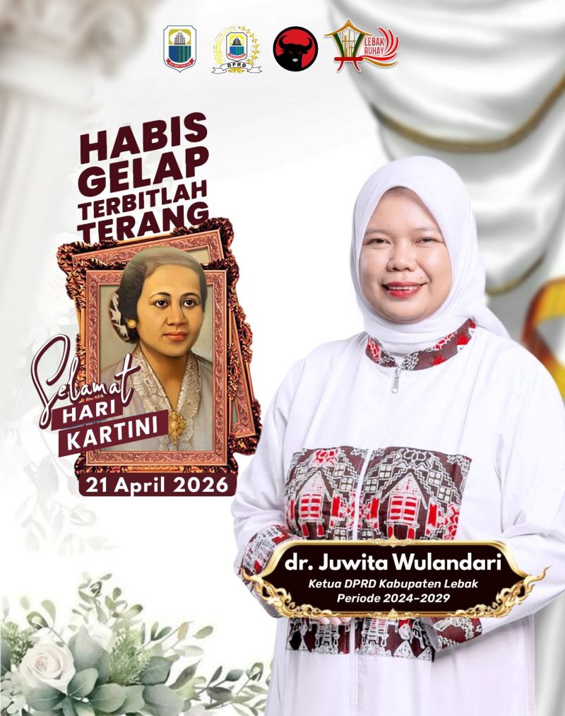 Selamat Hari Kartini - Ketua DPRD Lebak, dr. Juwita Wulandari. (DAILYHITS)