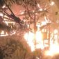 Kondisi rumah Supriatman (82) yang ludes terbakar. (Istimewa)