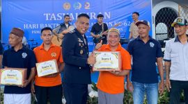 Lembaga Pemasyarakatan (Lapas) Kelas IIB Sumedang memperingati puncak Hari Bhakti Pemasyarakatan (HBP) ke-62 dengan menggelar tasyakuran, Minggu (27/4/2026).