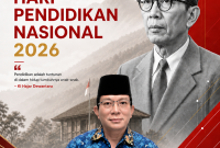 Ucapan Hari Pendidikan Nasional 2026 dari KORPRI Kabupaten Lebak. (DAILYHITS)