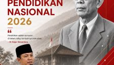 Ucapan Selamat Hari Pendidikan Nasional 2026 dari Ketua PGRI Kabupaten Lebak. (DAILYHITS)